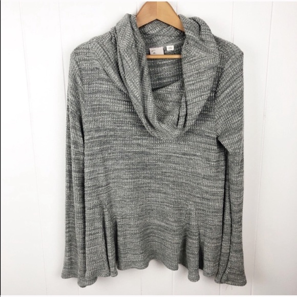 Anthropologie Tops - Anthropologie Postmark Maurisa Thermal Cowl Neck Top